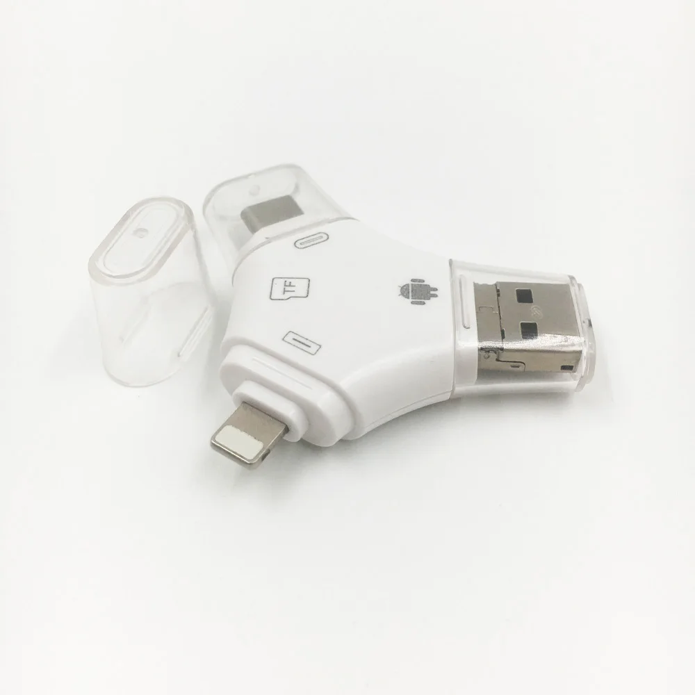 4 in 1 TF Card Slot USB2.0 OTG Card Skimmer Common interface Card Reader - ANKUX.COM
