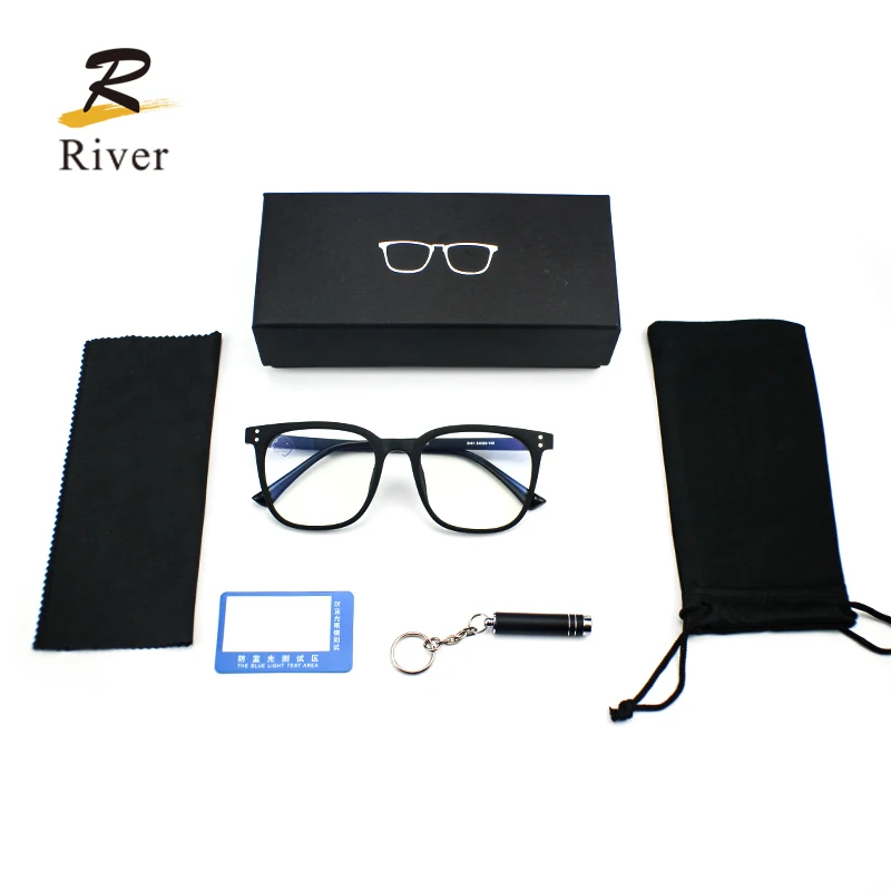 Cheap Custom Logo Stock Computer Anti Blue Light Blocking Optical Glasses Set