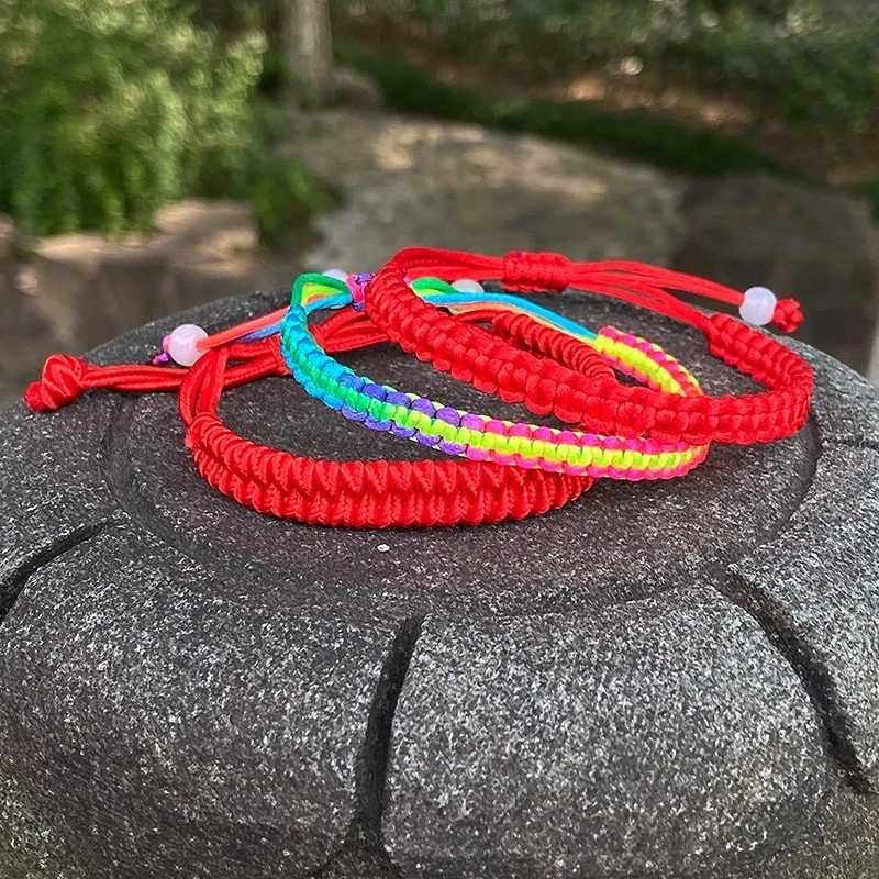 Classic Color Braided Bracelet Lucky Handmade Jewelry Couple Bracelet