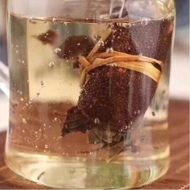 San Bao Cha Three Treasure Tea Dried Bundle of Tangerine Peel and Straw and White Tea Blend Tea - 4uTea | 4uTea.com