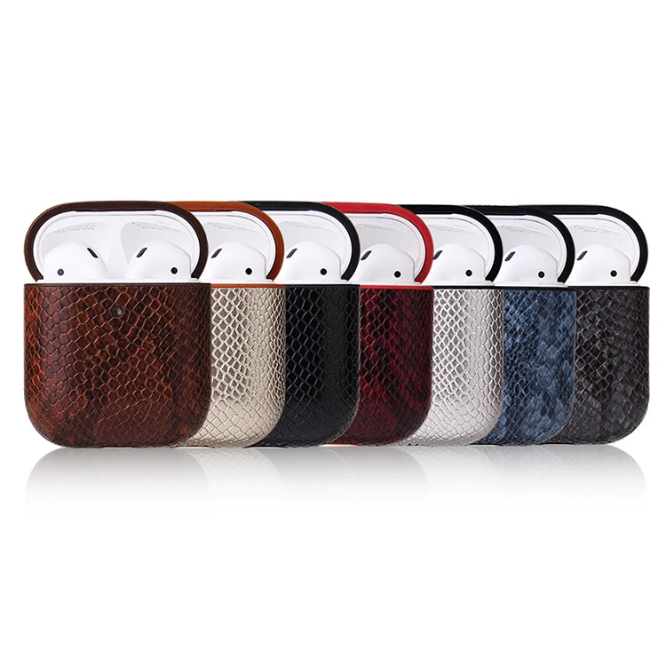 Luxury Pu leather Earphone Bag for Apple Airpods Pro Case