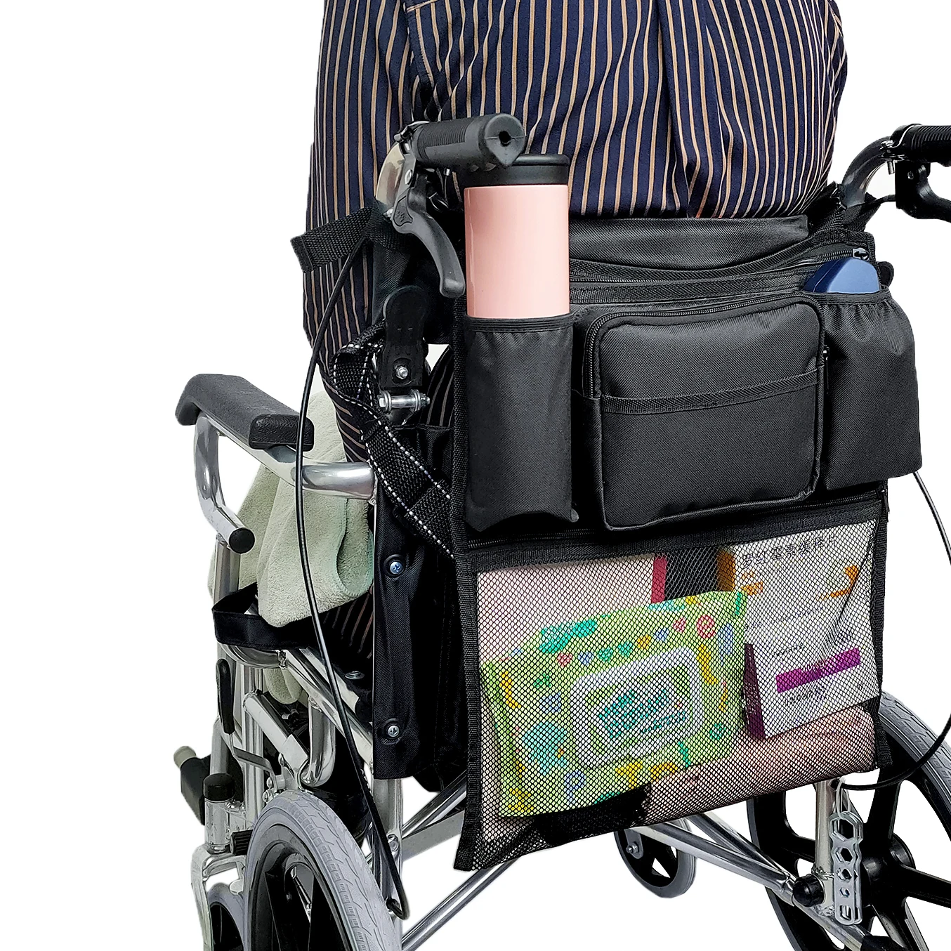 wheelchair storage tote carry pouch accessories bag