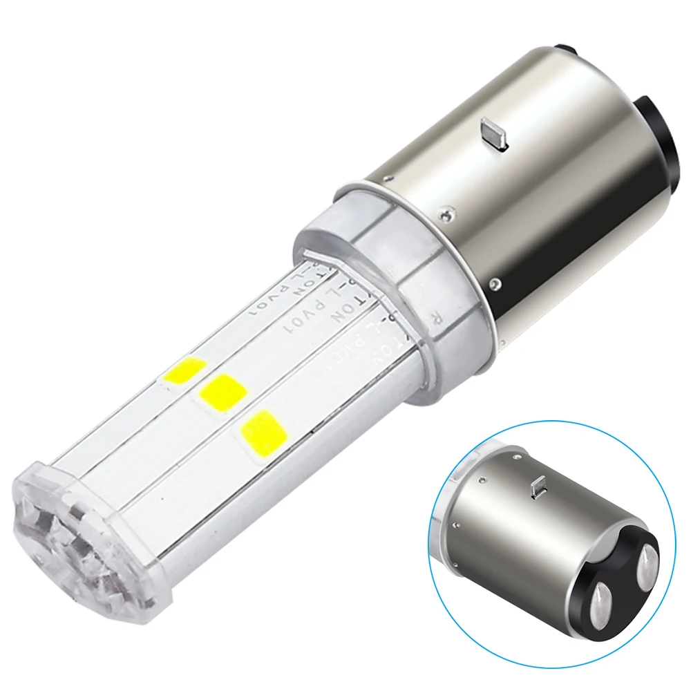 Reliable Price BA20D LED COB Motorcycle Hi/Lo Headlight Lamp Bulb 12V 6500K 700LM SX268