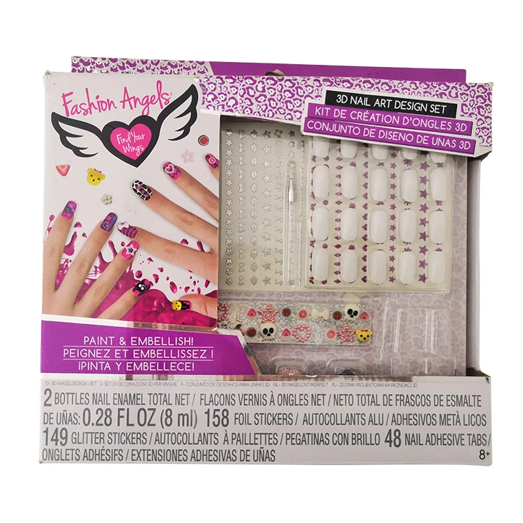 Wholesale All Custom Empty Nail Care Box Packaging Boxes Buy Nail Packing Box,Nail Art Sticker