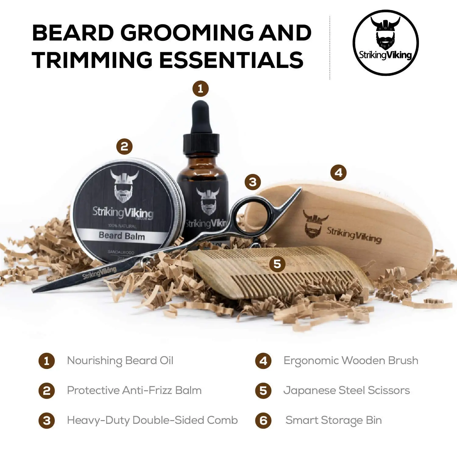 Hot Selling Incorporated Organic Beard Oil Beard Growth Kit Mens