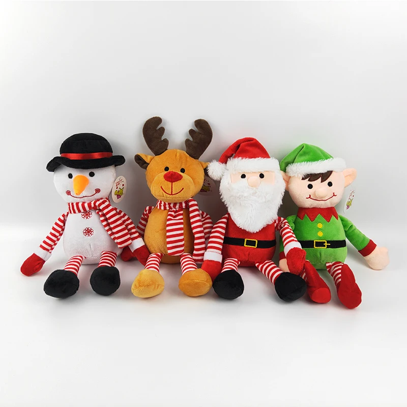 Plush Christmas Character Plush Elf Plush Santa Claus Plush Reindeer
