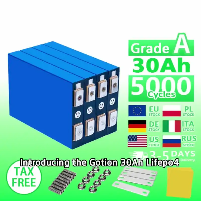 4個セット 中国三大バッテリーメーカー Gotion製3.2V GX314／★グレードAセル★ Gotion 3.2V Lithium Battery Cells - Reliable Energy Storage