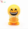 Produced from the sale of shake head spring expression package doll douyin car decoration car smiling face spring doll