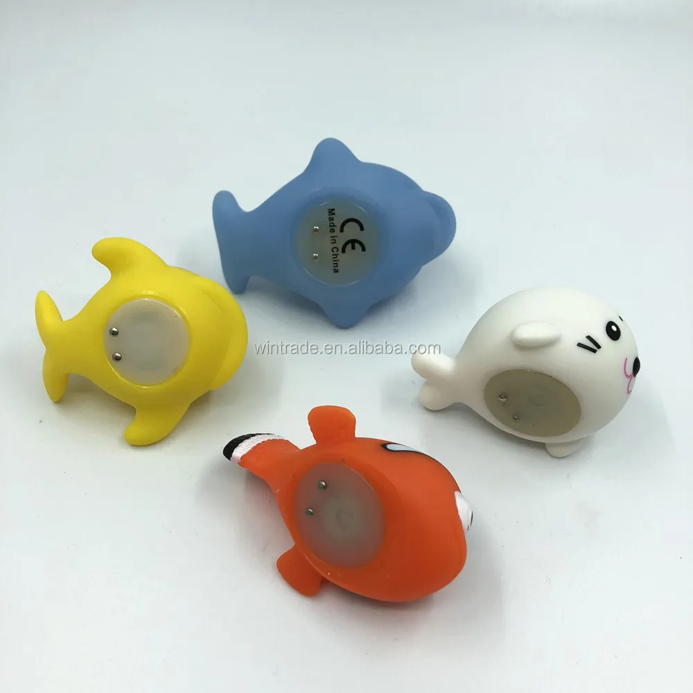 Led Flashing Fish Sea Animal Light Up Baby Bath Toy Set Buy Led