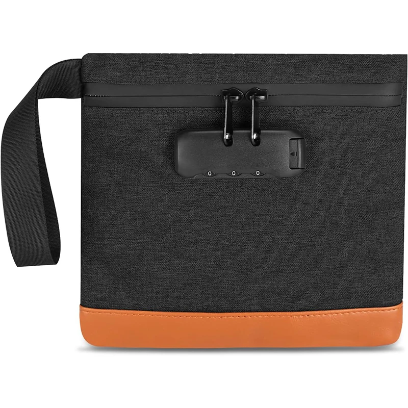 2024 Custom Money Bag With Combination Lock Bank Bag For Cash,Passports