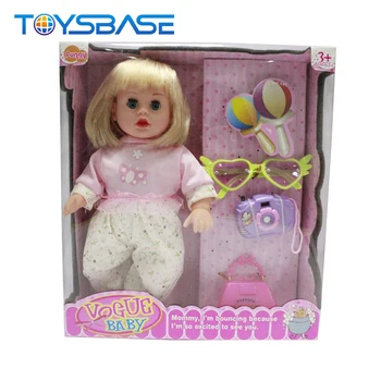 baby doll with glasses