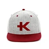 hip hop cap mens 6 panel two tone embroidery logo customize snapback hats