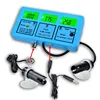 Dual power sources testing meter for water PH/TEM/EC/CF/TDS
