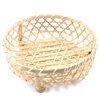 Factory Direct Price Bamboo Woven Bread Basket, Food Storage Bamboo Basket