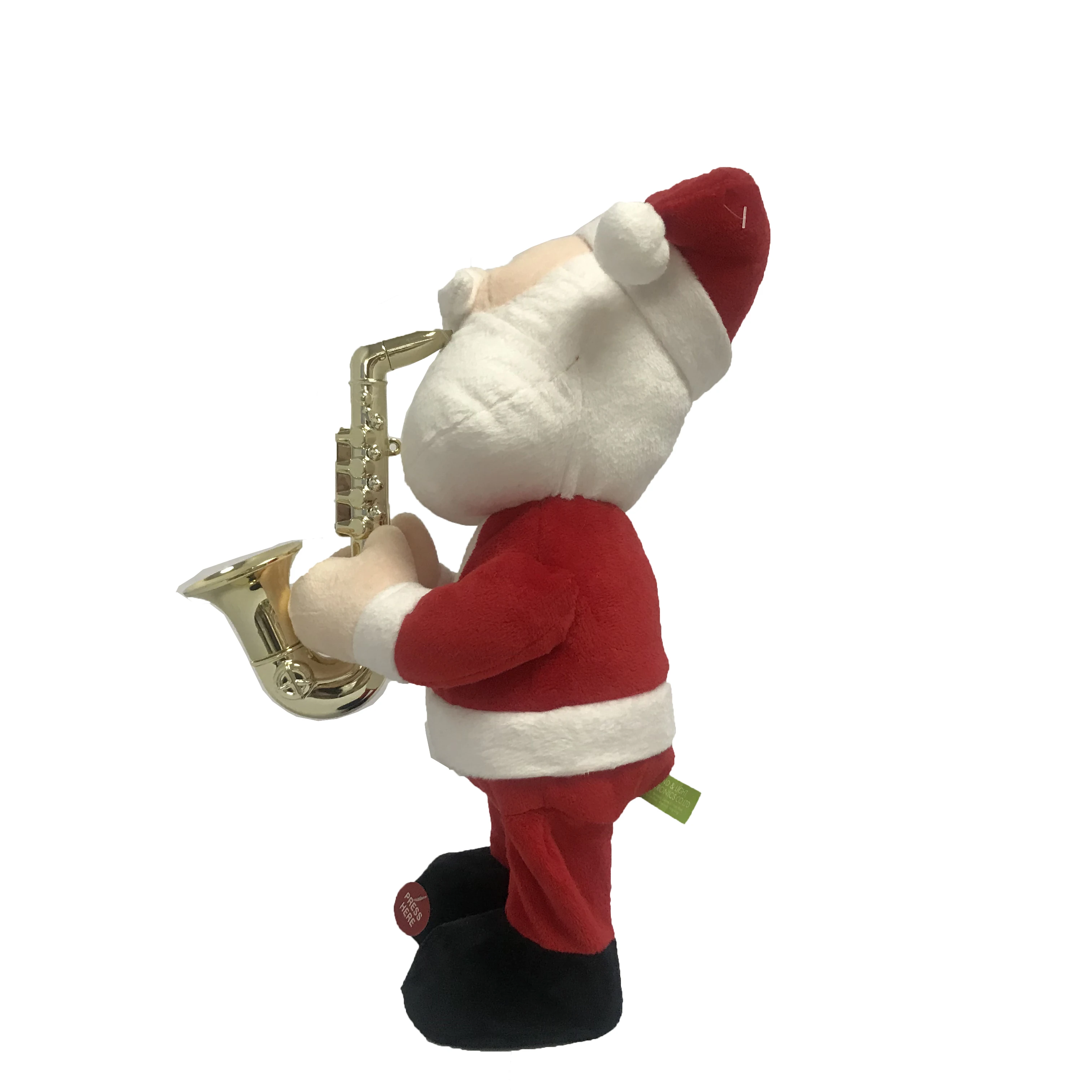 plush musical santa