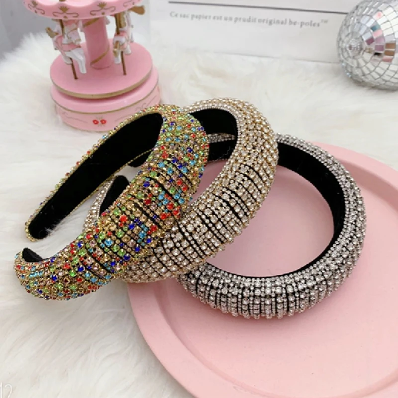Hairband Vendor Custom Wholesale Factory Jewled Fancy Women Rhinestone