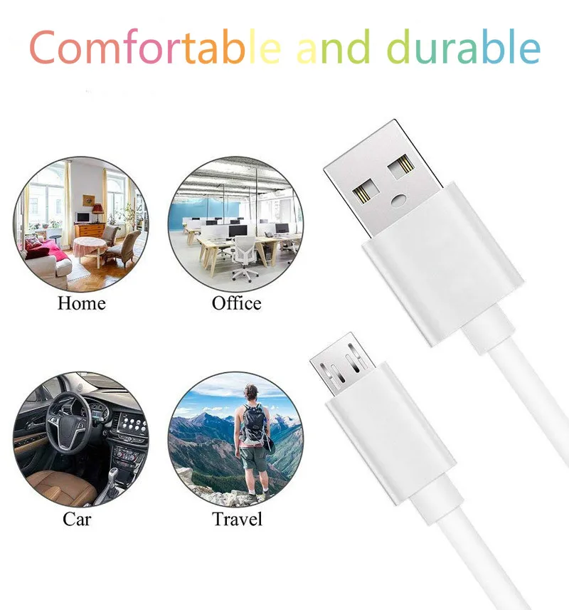 Fast charge 2.1 amp PVC cable android type C Micro 5Pin phone charger cable with packaging - ANKUX.COM