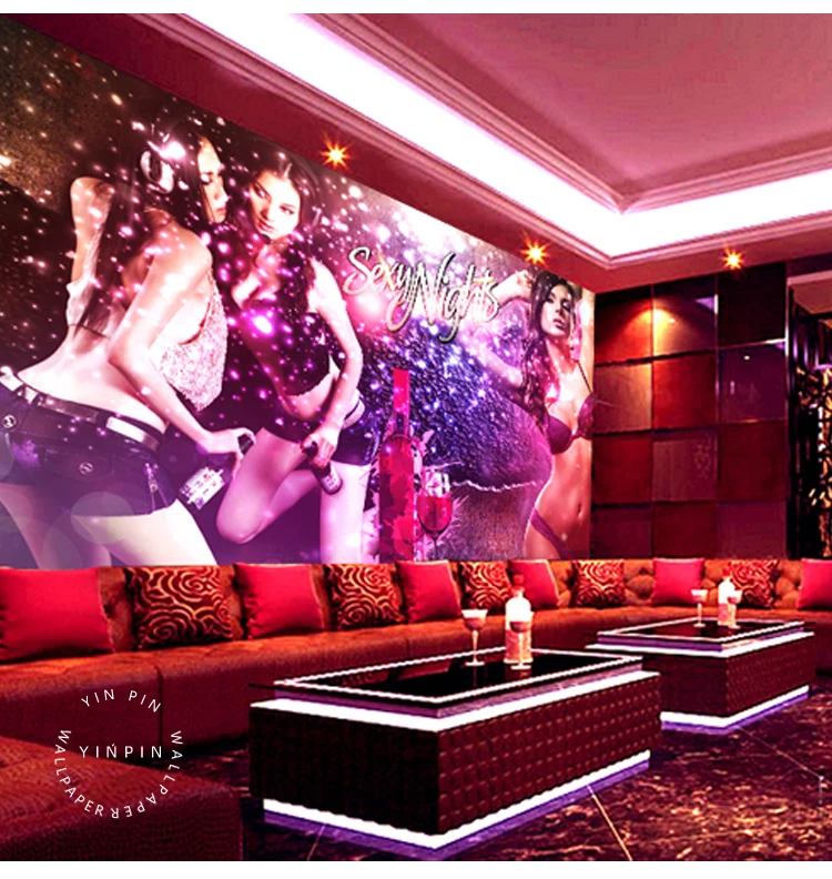 3d Wallpaper Murals Custom Nightclubs Sexy Ktv Wall Decor Buy 3d 4408