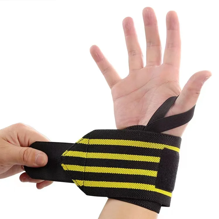 So-easy Weightlifting Wrist Wrap Compression Protective Gear Knitted Breathable  Sport Wristband Handgelenk Bandage Wrist Guard - Buy Bike Hand Guard Wrist  Guards Support Elbow Pads Sports Woven Wrist Rubber Bands Weightlifting  Sweatbands