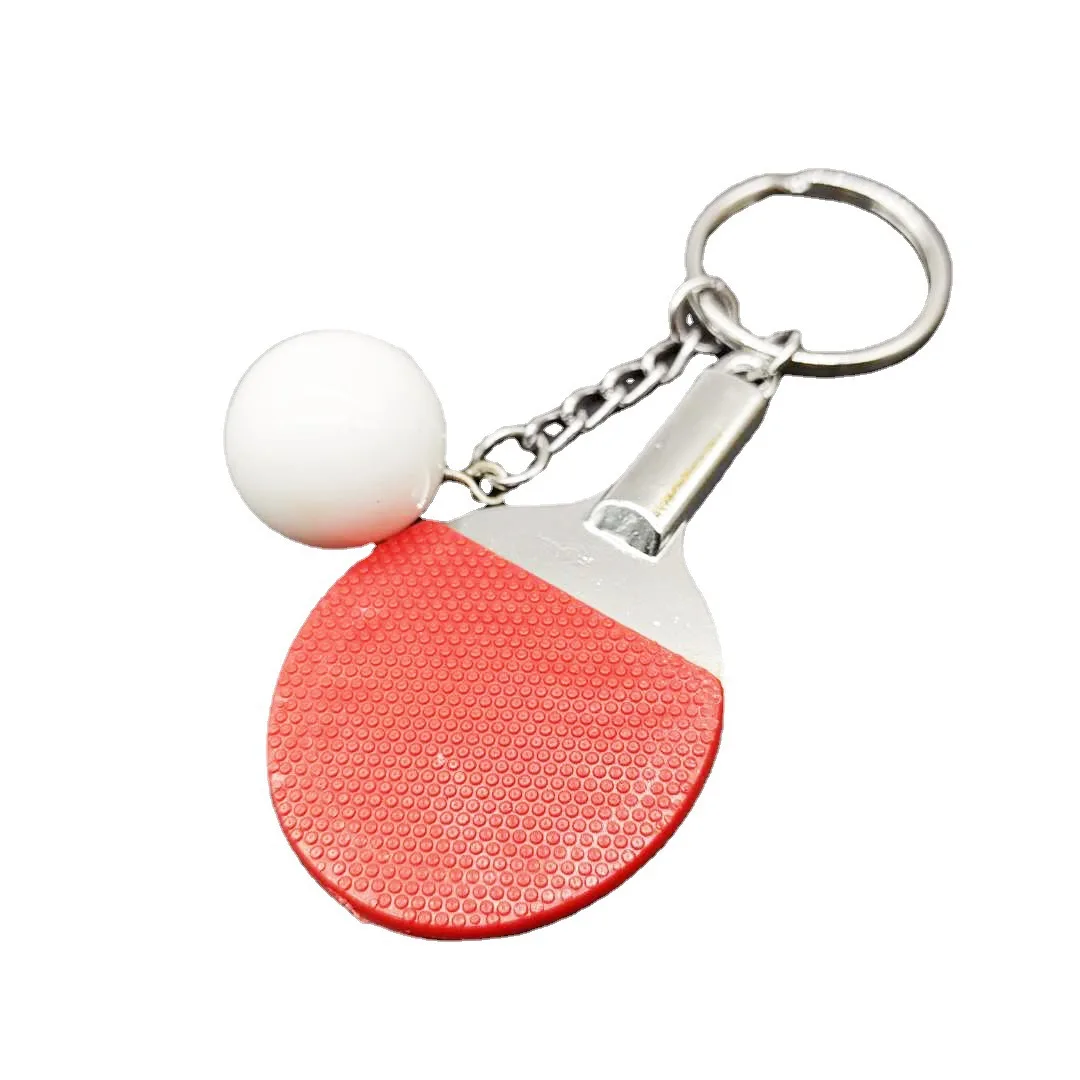 Mini Table Tennis Racket Keychain Car Keychain Bag Pendant Keychain ...