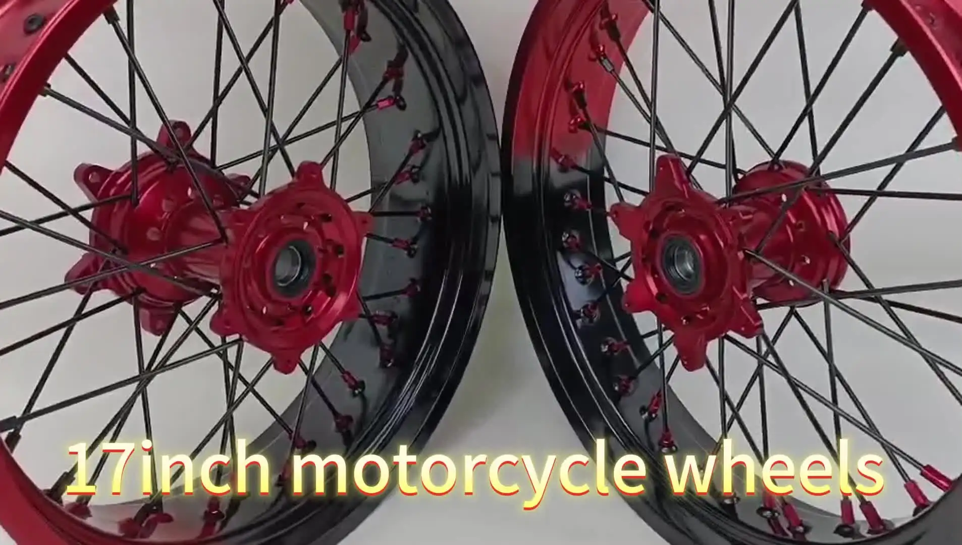 New Color Fit Fantic XE 125 2024 Bi-Color Supermoto Wheelset