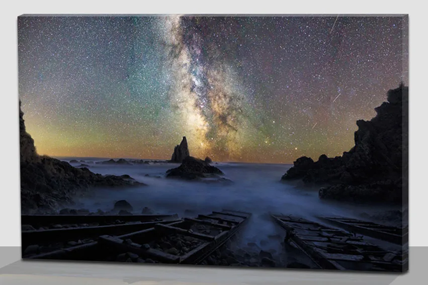 decoration print wall art night scenery painting canvas on