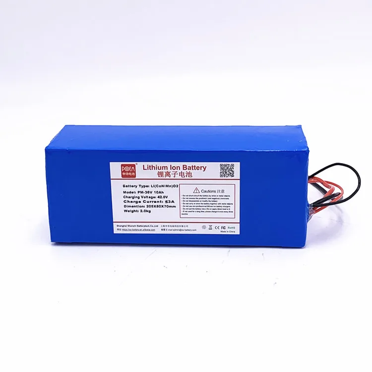 Lithium Battery 36v10.4ah 36v 10.4ah Battery 36v Battery Pack For E ...