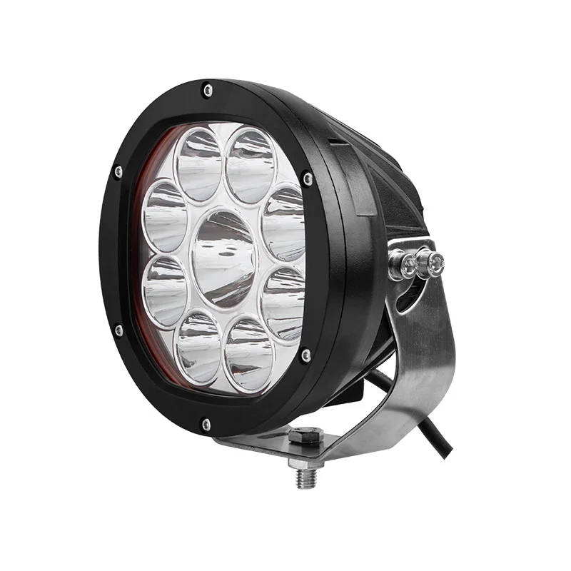Auto Led Lighting System 7 Inch Round Led Headlight 12v 24v 90w Led Car
