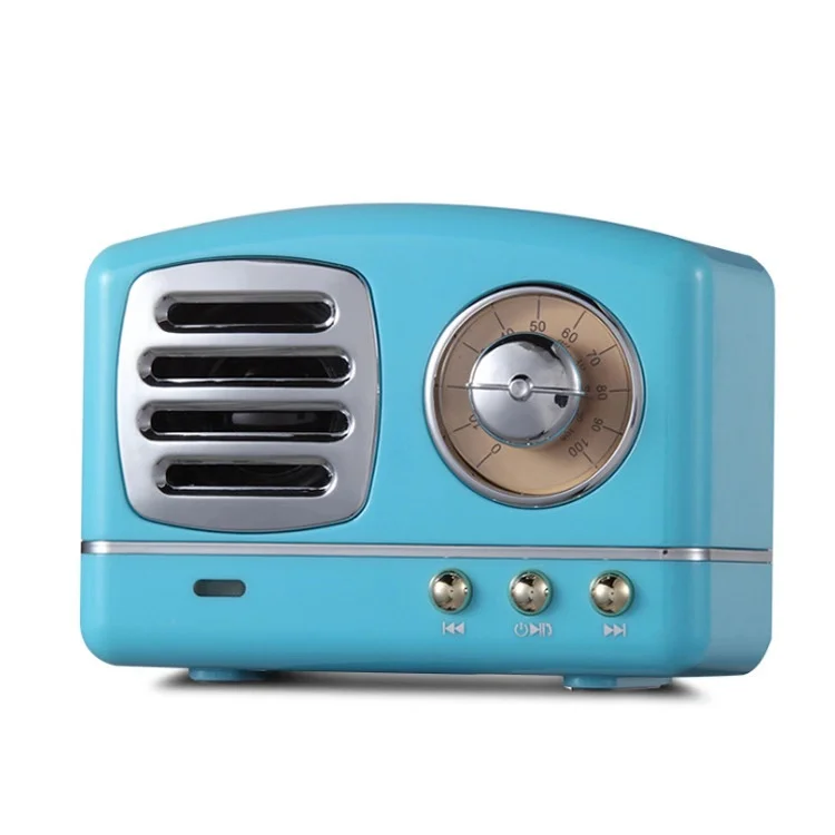 Retro Radio Bluetooth Speaker Vintage Mini Wireless Speaker Heavy Bass 3D Stereo Surround HiFi Sound TV Bluetooth Speaker - ANKUX.COM