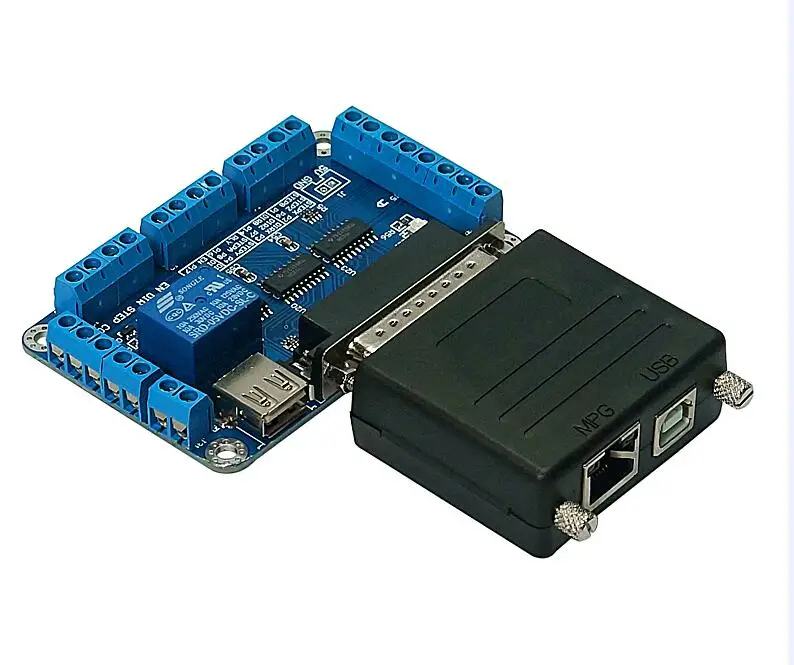 UCONTRO CNC USB to Parallel Controller Interface Converter for Mach3 Controller 