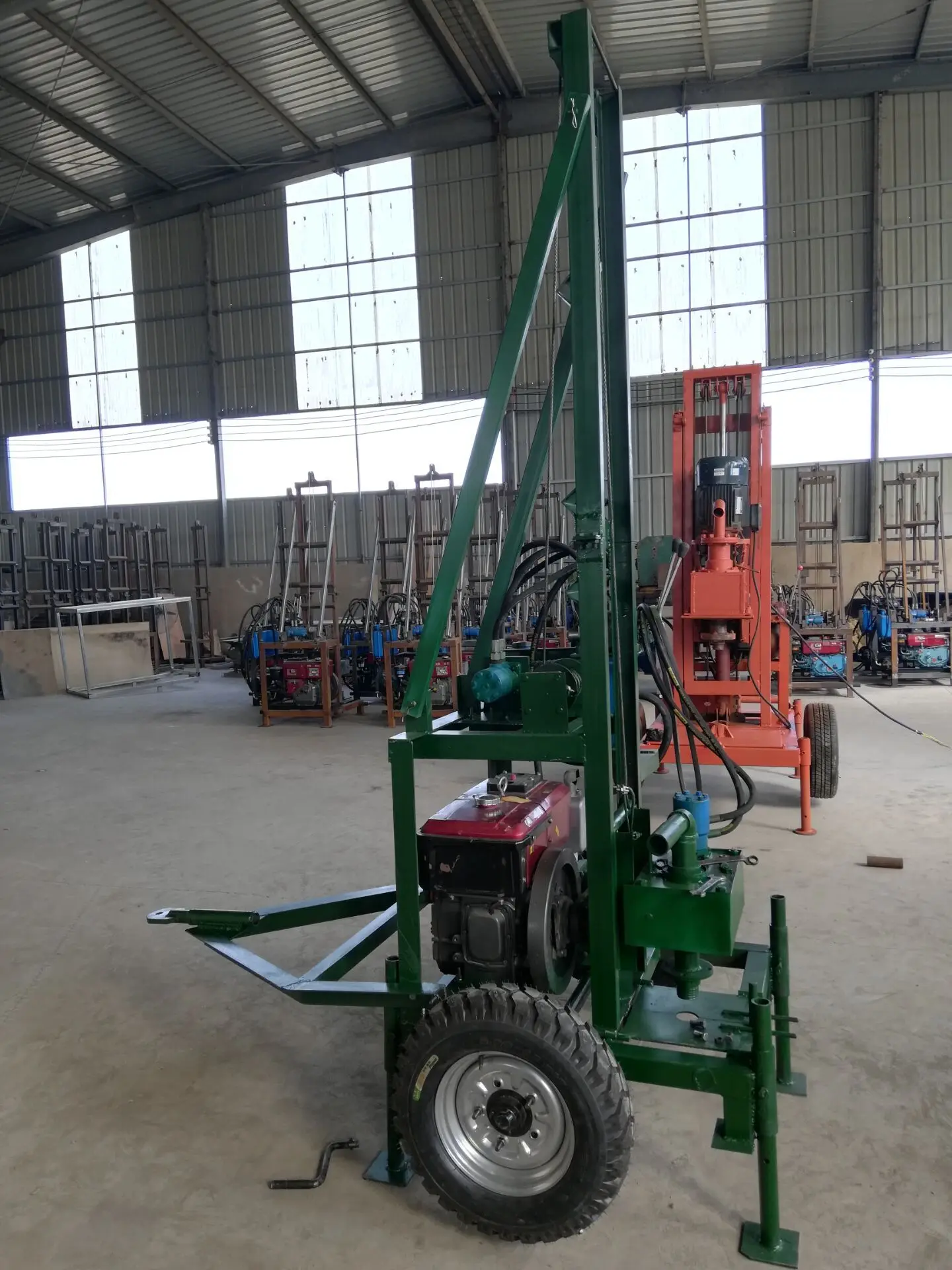 tractor mounted water well drilling rig