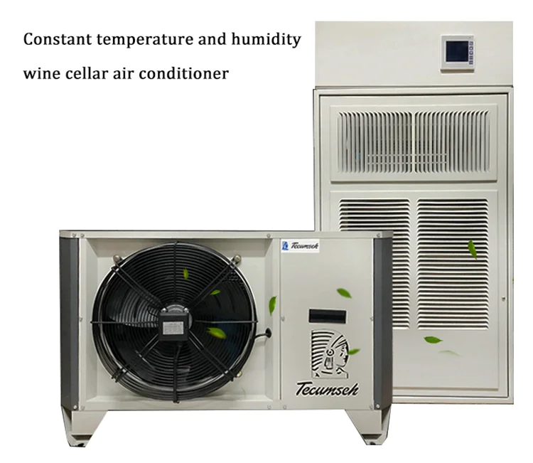 1hp Wine Cellar Air Conditioner 8500btu Cooling Unit With Constant Temperature And Humidity