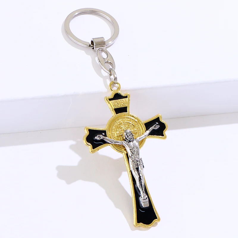 Wholesale Christian Gifts Metal Souvenirs Religious Jesus Charms Pendant Keychain Keyring For