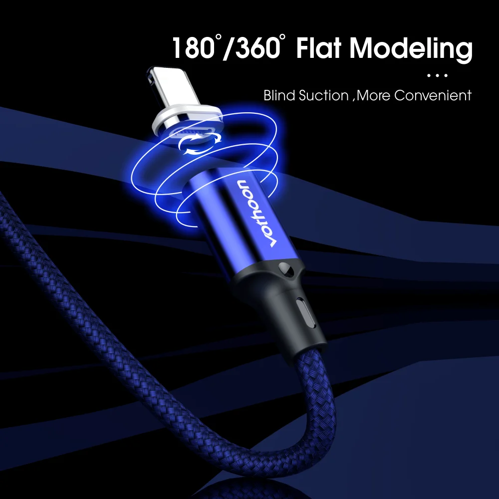 Vothoon 3A fast charger usb cable 3 in 1 magnetic charging cable - ANKUX.COM
