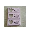 Wholesales private label 3D mink false eyelashes box with custom eyelash packaging
