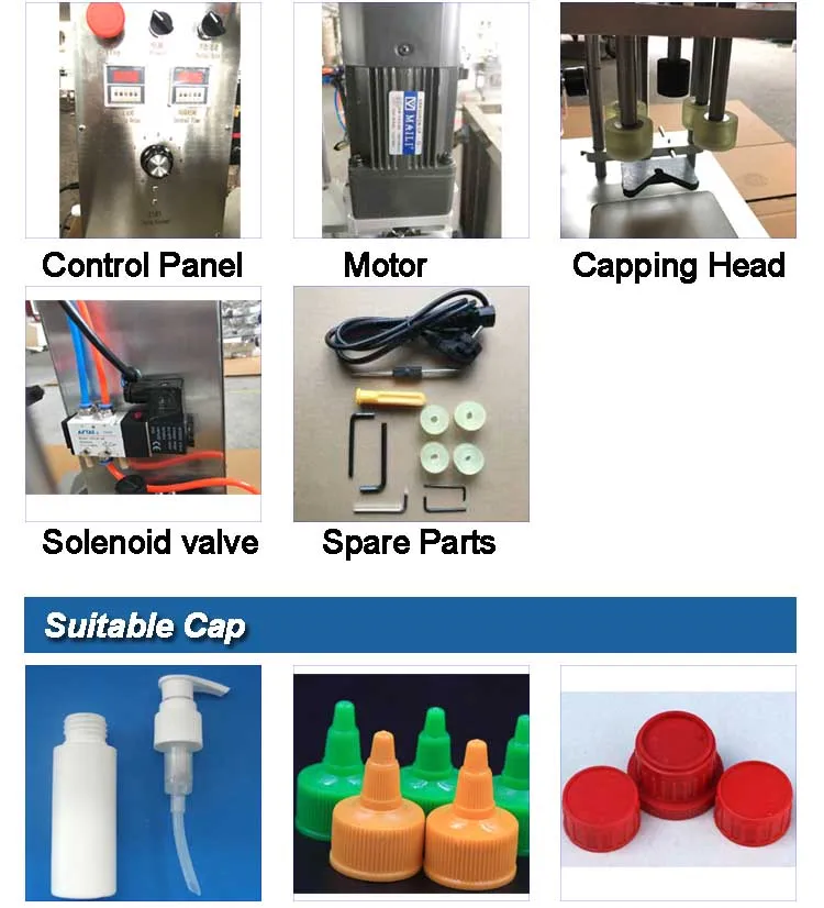 Máy đóng nắp bằng khí nén SC-XG20