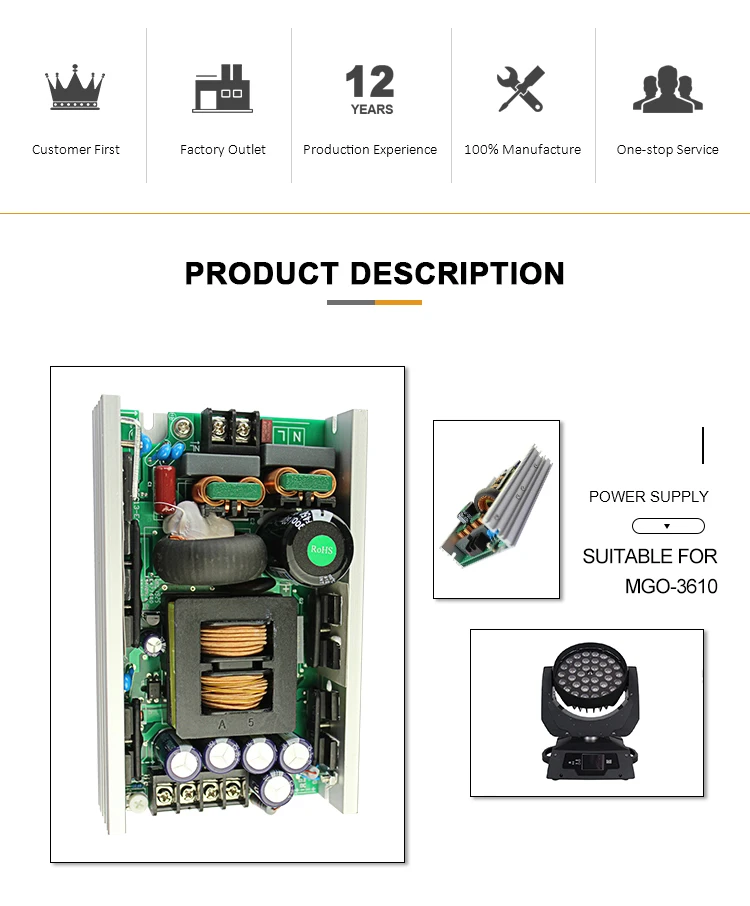 Adjustable dc power supply power supply 36v 12v dc power supply