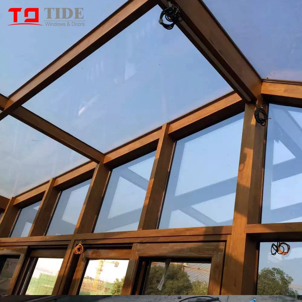 ヴィラ建築用ガラス屋根アルミ製木製フレームサンルーム強化ガラス製サンルーム Buy アルミ木製フレームサンルーム 強化ガラスサンルーム ポータブル太陽の部屋 Product On Alibaba Com