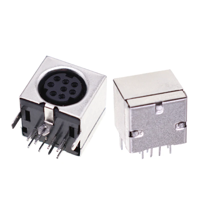 Din-803 Ps2 Socket Circular Din Jack Connector 8pins Contact Cores Mdc ...