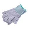 wholesale white 100% esd nylon finger coated gloves knitting glove work
