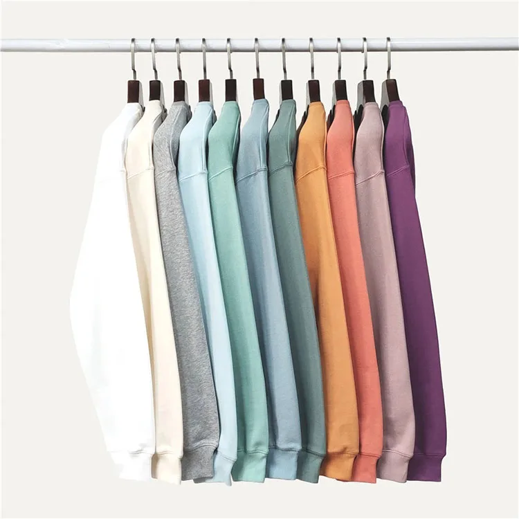 

12Colors 330GAM 100%Cotton Oversized Men Heavyweight Sweatshirt