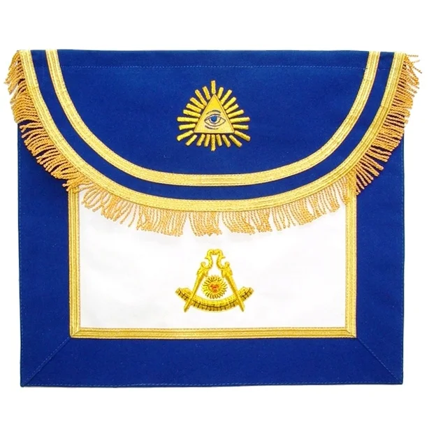 Wholesale Custom Masonic Regalia Blue Lodge Master Mason Apron Masonic