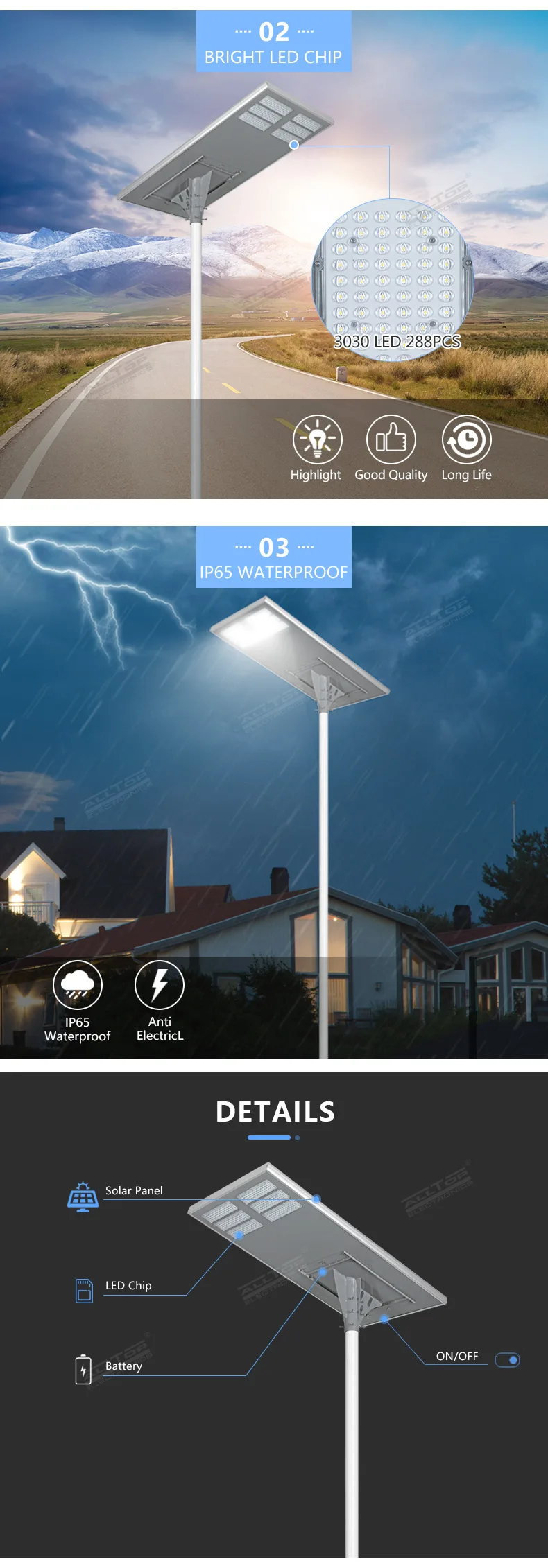 outdoor street led solar light high-end supplier-9