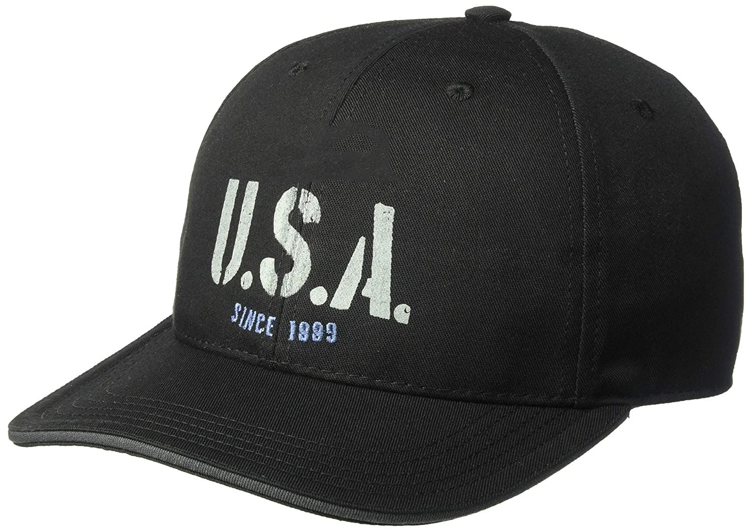 6 面板美国 1889 帽棒球帽帽子刺绣标志