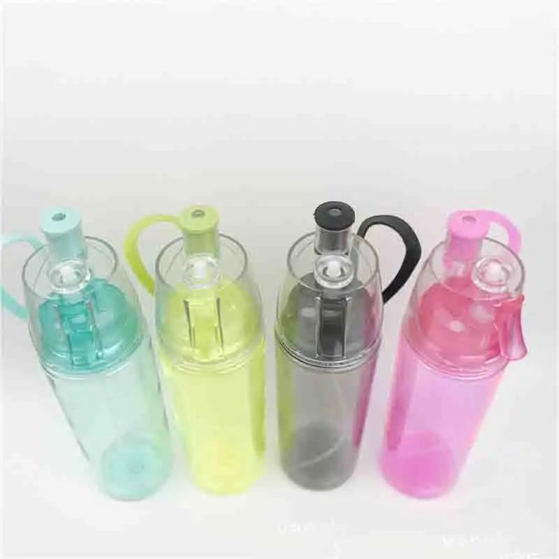 Mist Spray Drinking Water Bottle Insulated Drinking Misting Sport Water ...