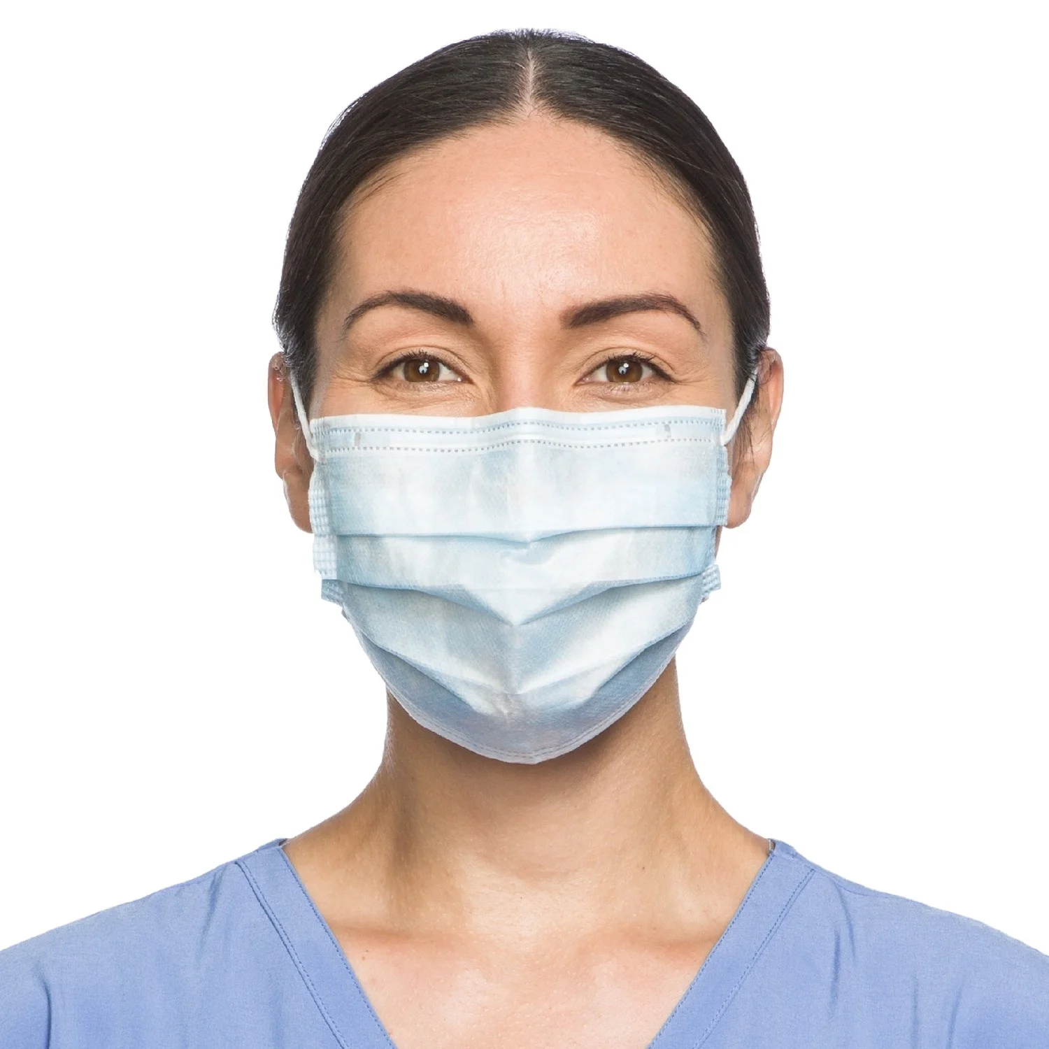 medical surgical mask blue non-woven fabric medical facemask