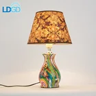 安い led ホーム装飾的なホテルオフィスレストランバーダイニングルームトルコクラシックナイトテーブルランプ磁器寝室