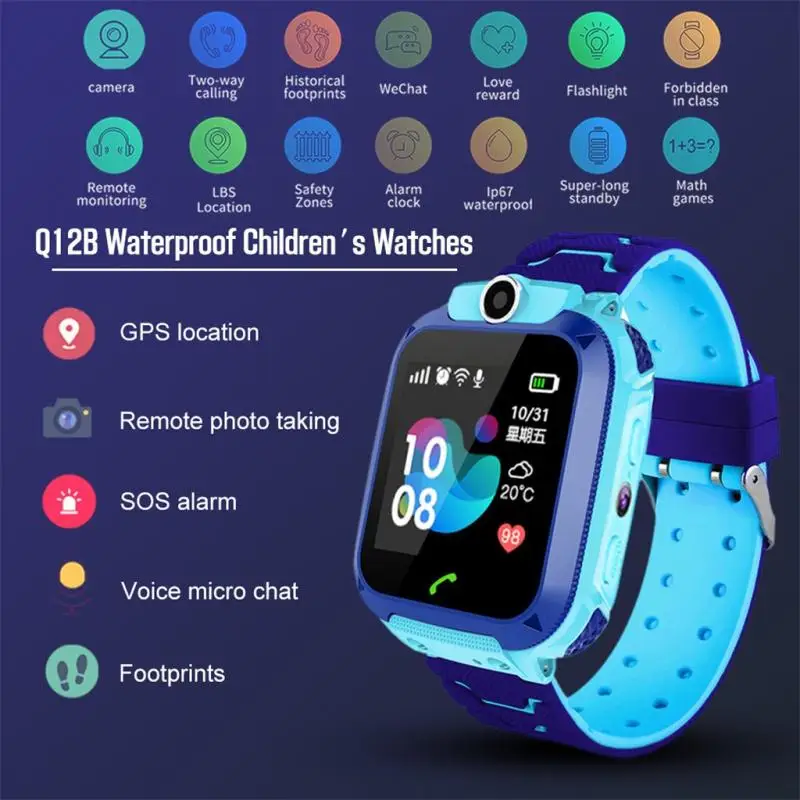 2020 Amazon hot sales android smart watch phone for kid kids fitness IP67 waterproof