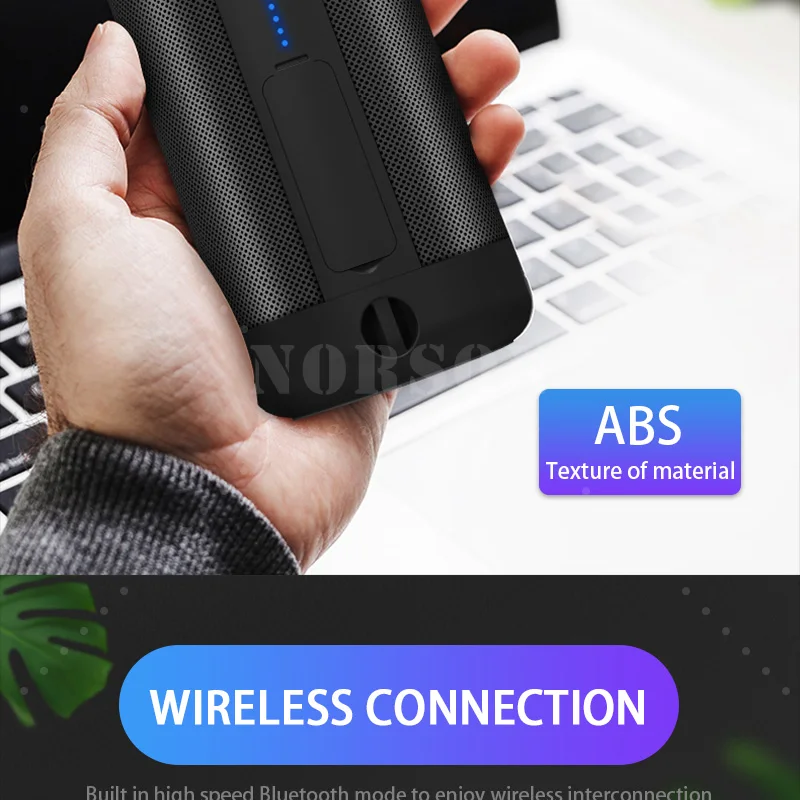 2020 True Wireless IPX5 Professional Computer Home Bass Portable Bluetooth Speaker - ANKUX.COM