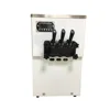 Soft Serve Ice Cream Machine with 2 Syrup tank for rainbow ice creams